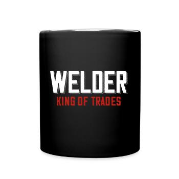 Welder saying for proud metal workers and - Full Colour Mug - black - Front
