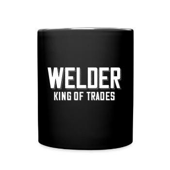 Welder saying for proud metal workers and - Full Colour Mug - black - Front
