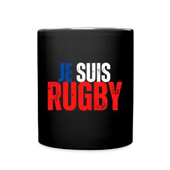 Je suis Rugby France - Mug uni - noir - Devant