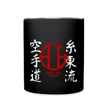 Karate Shito Ryu Kanji Kampfkunst Japan - Tasse einfarbig - Schwarz - Vorne