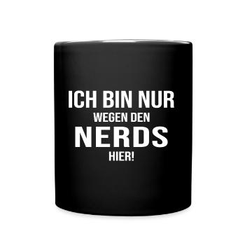 gamer nerds online game play zocker community - Tasse einfarbig - Schwarz - Vorne