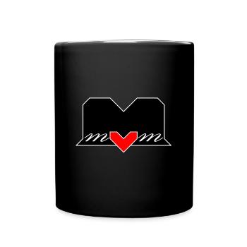 Maman Maman Naissance Coeur Amour Meilleure Maman - Mug uni - noir - Devant