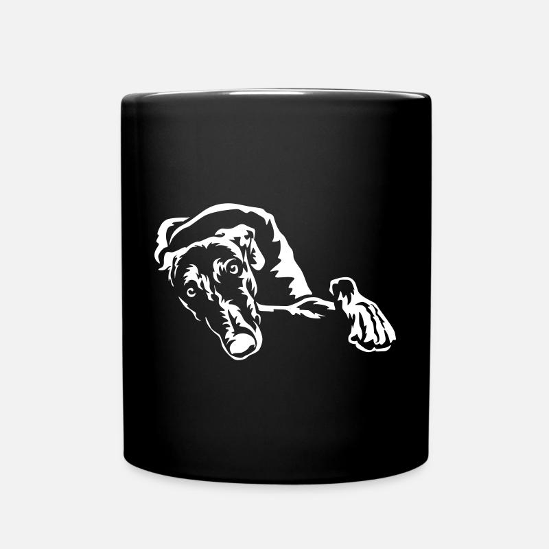 Galgo "Black Edition" - Tasse einfarbig - Schwarz
