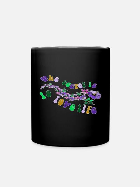 Fleur de Tiare - Mug uni - noir