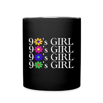 90's GIRL - Full Colour Mug - black - Front