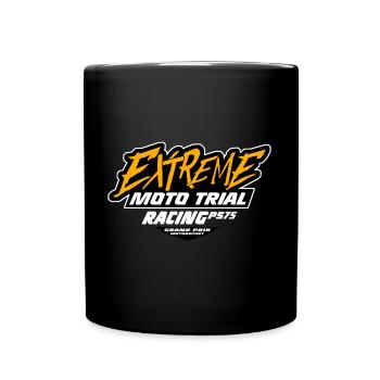 Trial - Trialsport - Moto Trial - Motorcycle Trial - Tasse einfarbig - Schwarz - Vorne