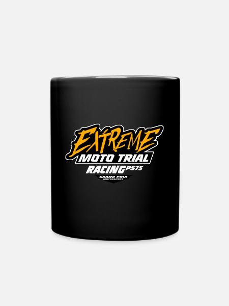 Trial - Trialsport - Moto Trial - Motorcycle Trial - Tasse einfarbig - Schwarz