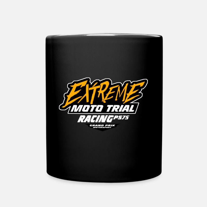 Trial - Trialsport - Moto Trial - Motorcycle Trial - Tasse einfarbig - Schwarz