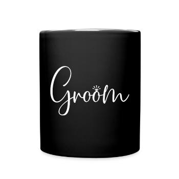 Marié Cool Assorti Couple Fête de mariage Mariage - Mug uni - noir - Devant