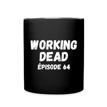 pension reform, demonstration - Full Colour Mug - black - Front