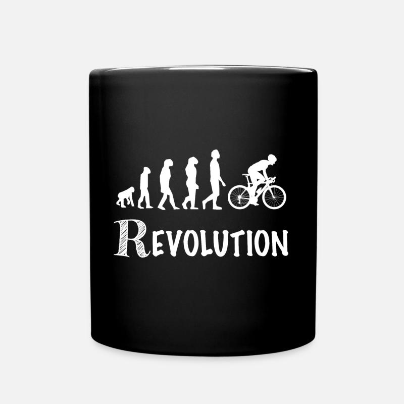 Revolution des Radrennsports - Tasse einfarbig - Schwarz