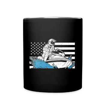 Jet Ski Jet Skiing - Mug uni - noir - Devant