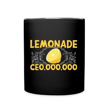 Stand de limonade - Mug uni - noir - Devant