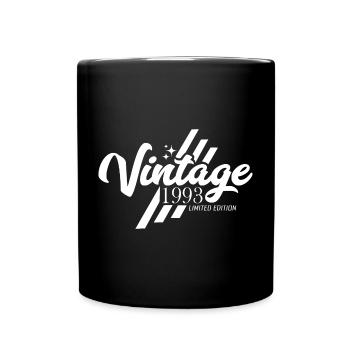 30e anniversaire Dictons vintage - Mug uni - noir - Devant
