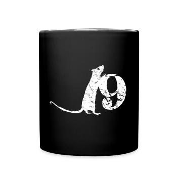 PUNKROCK rats nr. 9 - used look - mouse - rat - Full Colour Mug - black - Front