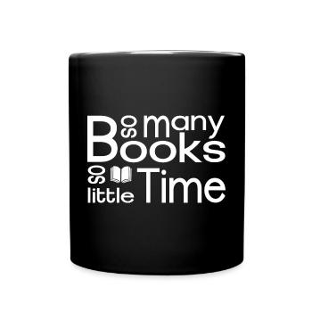 So many books, so little time - Full Colour Mug - black - Front