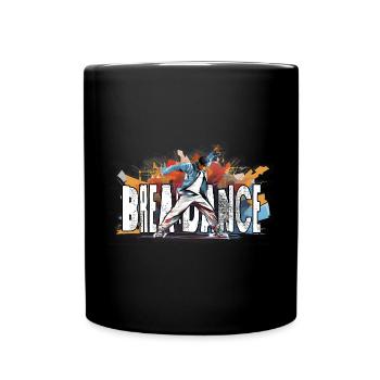 Breakdance Breakdancer Bboy - Tasse einfarbig - Schwarz - Vorne