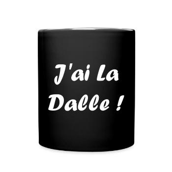 j'ai la dalle - Mug uni - noir - Devant