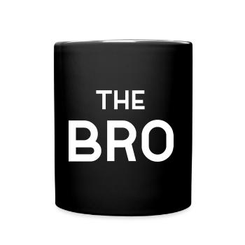 The Bro My Brother Gift The Cool Brother - Full Colour Mug - black - Front