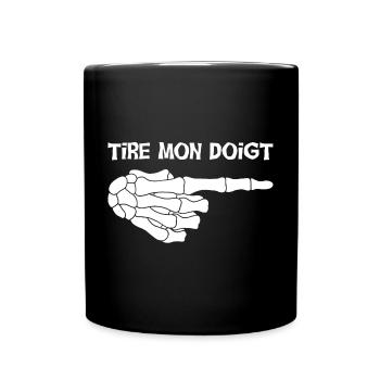 Blague mortelle - Mug uni - noir - Devant