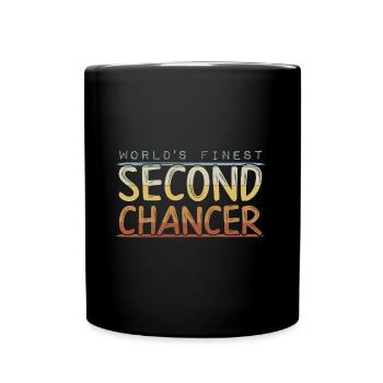 World’s Finest Second Chancer | Zweite Chance - Tasse einfarbig - Schwarz - Vorne