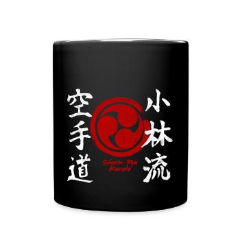 Karate Shorin Ryu Kanji Kampfkunst Japan - Tasse einfarbig - Schwarz - Vorne