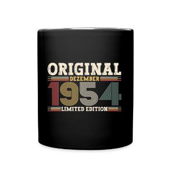 69e anniversaire Original Décembre Né 1954 - Mug uni - noir - Devant