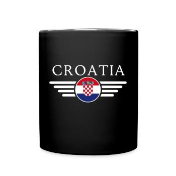 I love Croatia - Full Colour Mug - black - Front