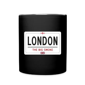 Panneau de nom de lieu de Londres - Mug uni - noir - Devant