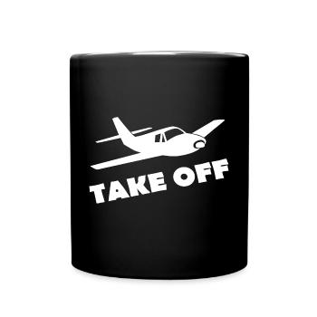 TAKE OFF - Full Colour Mug - black - Front