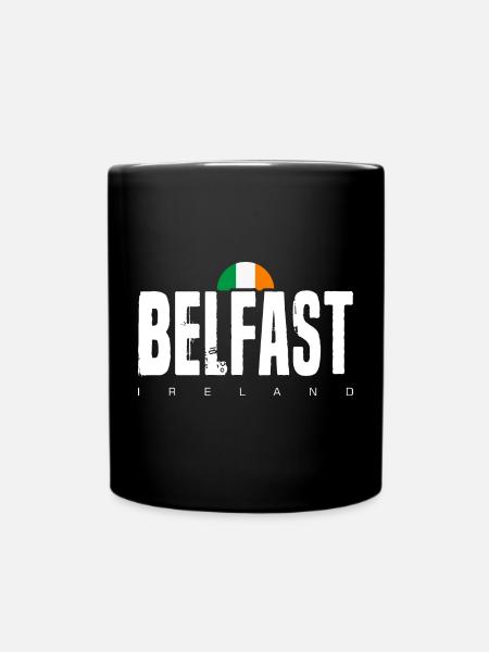 Belfast - Full Colour Mug - black