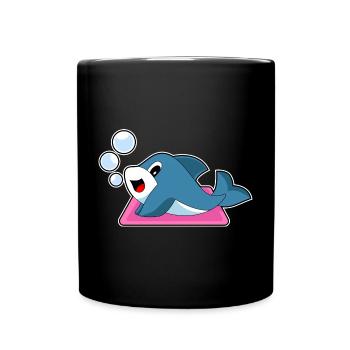 Dolphin Yoga Fitness Gymnastique - Mug uni - noir - Devant