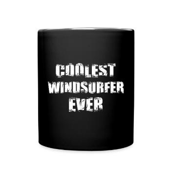 Coolest Windsurfer Ever - Full Colour Mug - black - Front