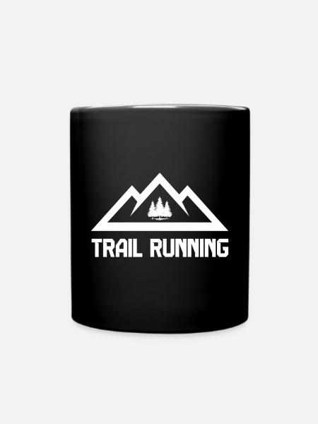 Course en sentier - Mug uni - noir
