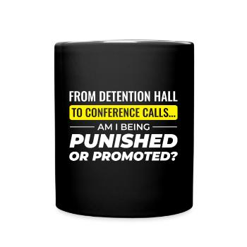 Work Memes Office-Humor Workplace Funny - Full Colour Mug - black - Front