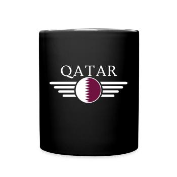 Qatar Style Design T-Shirt - Full Colour Mug - black - Front