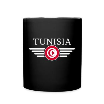 T-shirt design de style tunisien - Mug uni - noir - Devant