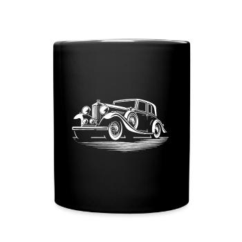 Elegance on wheels - Full Colour Mug - black - Front
