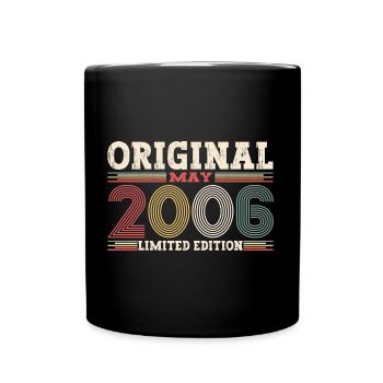 Original Mai 2006 Année 2006 Anniversaire 2006 - Mug uni - noir - Devant
