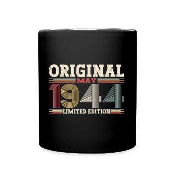 Original mai 1944 Vintage 1944 anniversaire 1944 - Mug uni - noir - Devant
