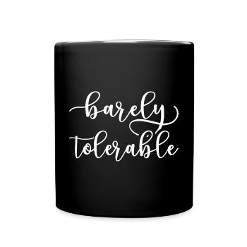 Stolz und Vorurteil - kaum erträglich I - Tasse einfarbig - Schwarz - Vorne