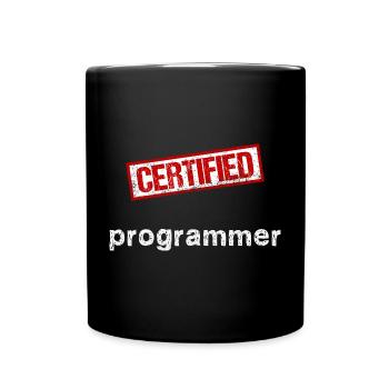 Programmeur - Mug uni - noir - Devant