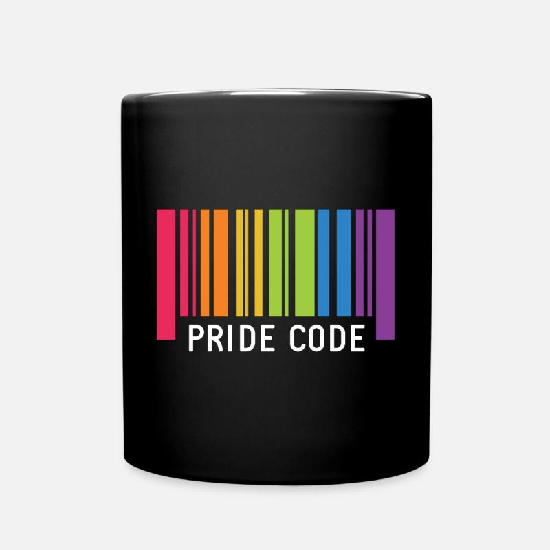 LGBT Pride Monat - Pride Code - Tasse einfarbig - Schwarz