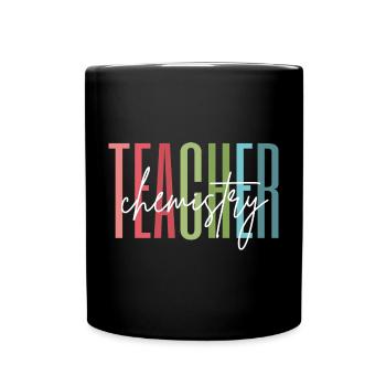 Cadeau de remerciement de l’école de professeur de chimie - Mug uni - noir - Devant