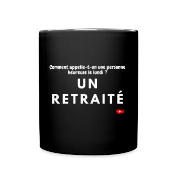 Retirement - Full Colour Mug - black - Front