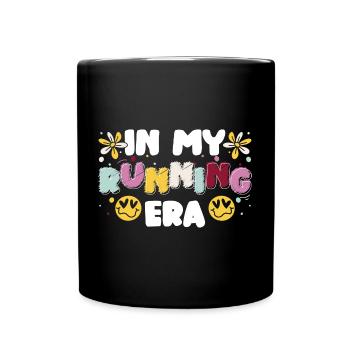 Läufer Sprint - Tasse einfarbig - Schwarz - Vorne