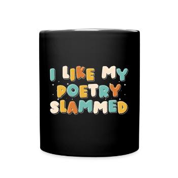 Poesie Autor Feder - Tasse einfarbig - Schwarz - Vorne