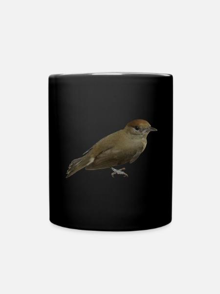 Fauvette à tête noire femelle - Mug uni - noir