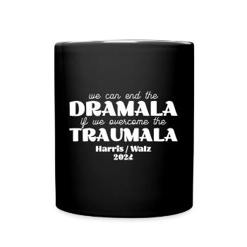 Ensemble, nous pouvons mettre fin au drame et au traumatisme - Mug uni - noir - Devant