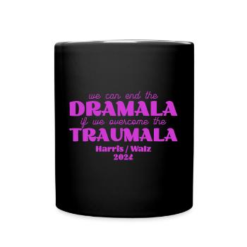 Ensemble, nous pouvons mettre fin au drame et au traumatisme - Mug uni - noir - Devant